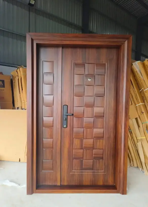 Steel doors Frem with door.